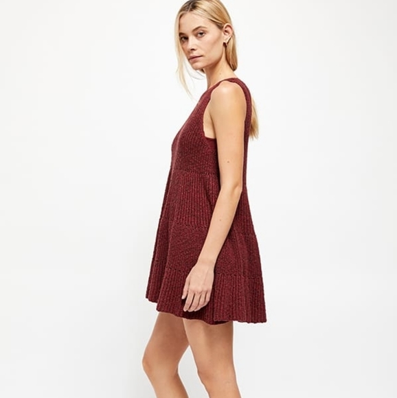 Free People Waterfall Sleeveless Sweater Dress S - Picture 3 of 8